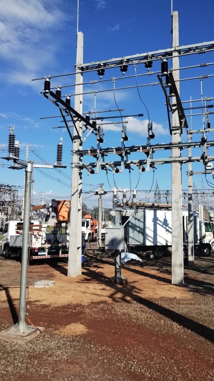 Mega operação COPEL — equipes e caminhões